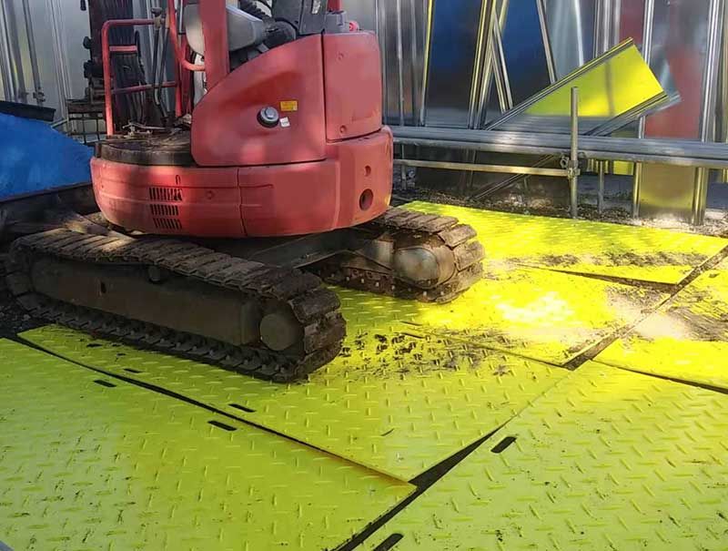 革新工程臨時鋪路方案，歐科塑業聚乙烯鋪路板升級換代